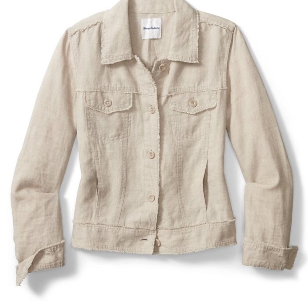 Tommy Bahama Light Tan Jean Jacket